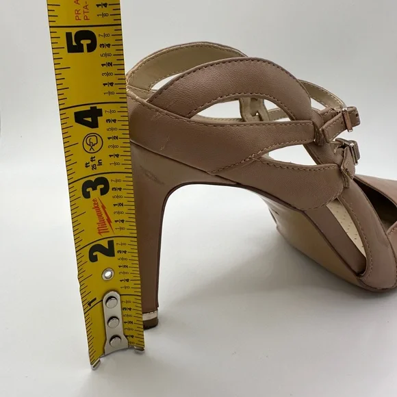 Kenneth Cole Tan Pointed-Toe Strappy Pump - Picture 6 of 11